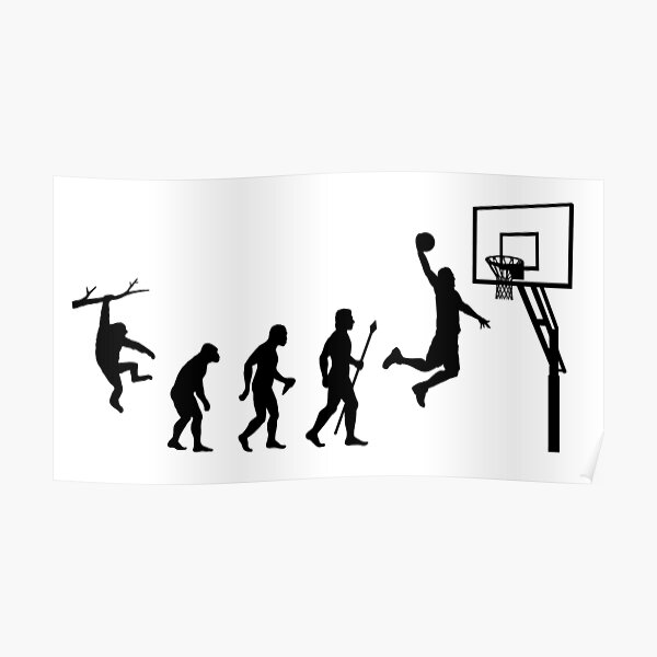 Basketball Evolution Poster