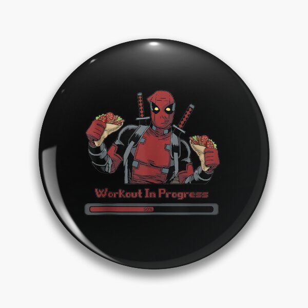 Item preview, Marvel.Deadpoolzz Workout In Progress Eating Tacos designed and sold by zaidnoximan.