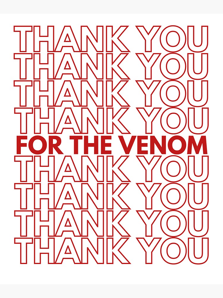 Thank you for venom my chemical romance outlet tote