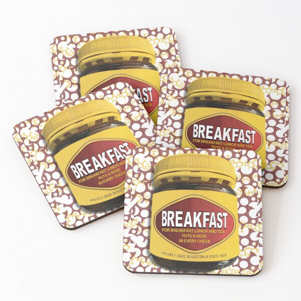 Artikelvorschau, Australiana Pop Art Frühstück auf Toast entworfen und verkauft von joanstratton.