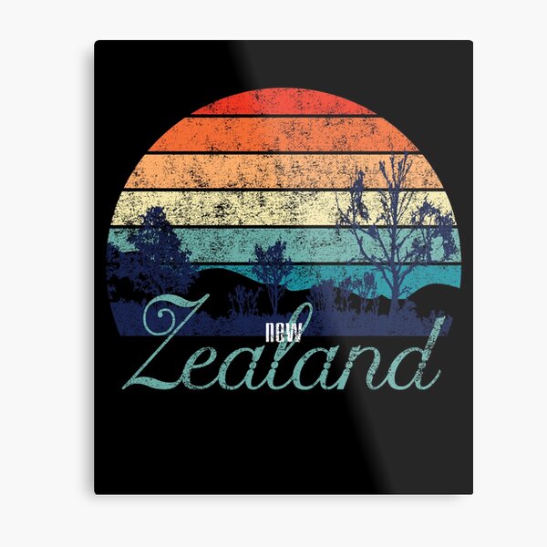 Item preview, Retro Color Distressed Design New Zealand Travel Camping designed and sold by Mr. Pap International.