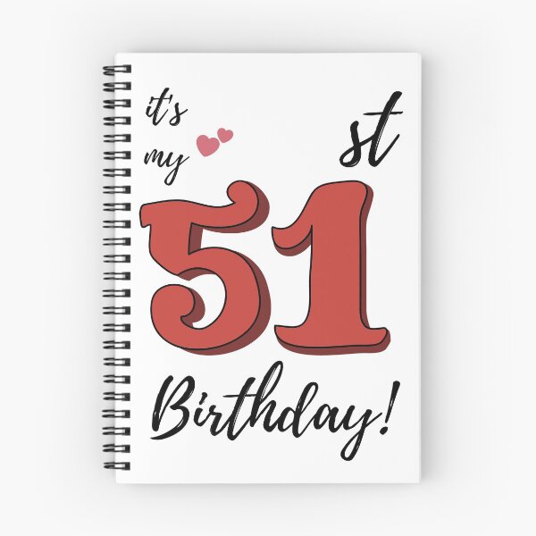 Item preview, It's My 51st Birthday quote designed and sold by WayneTower.