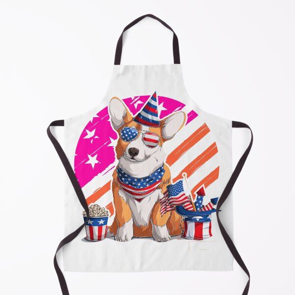 Item preview, Cute Welsh corgi dog for Woman, Fourth of July With Dog, Corgi, 4th of july designed and sold by graphic-genie.