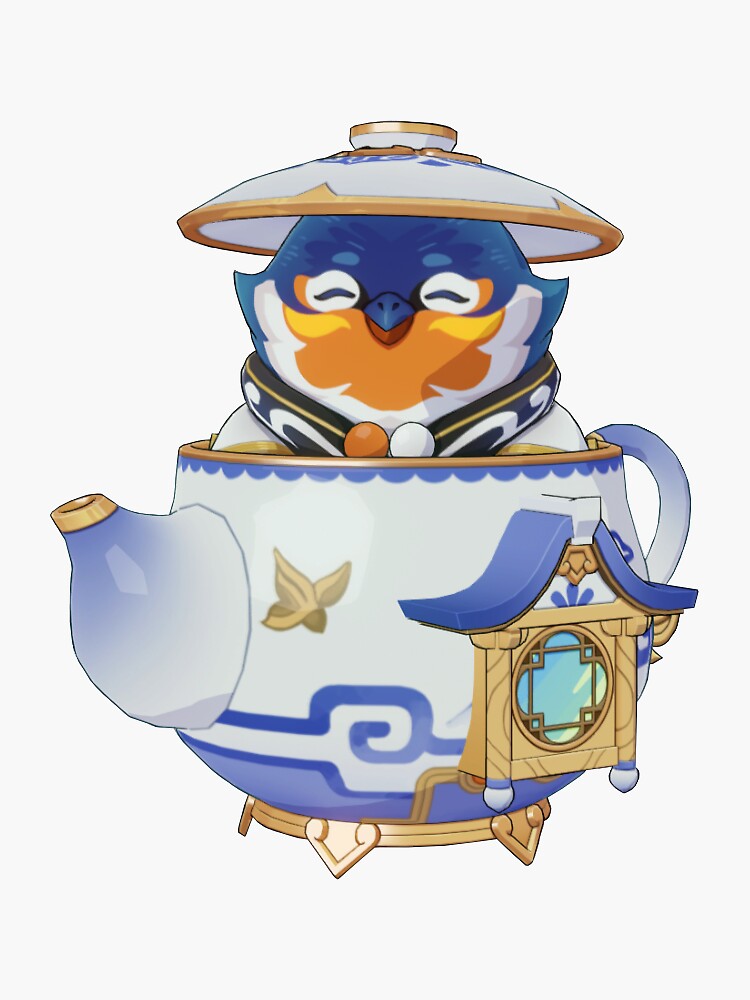 "Genshin Impact Tubby the Teapot Spirit" Sticker for Sale by keysmqsh