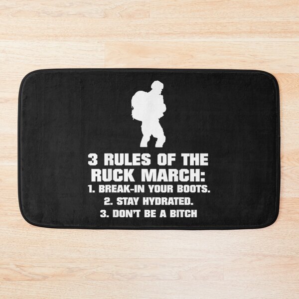 Item preview, 3 Rules Of The Ruck March Break In Your Boots Stay Hydrated designed and sold by coraclr.
