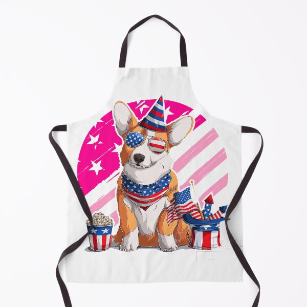 Item preview, Cute Welsh corgi dog for Woman, Fourth of July With Dog, Corgi, 4th of july designed and sold by graphic-genie.