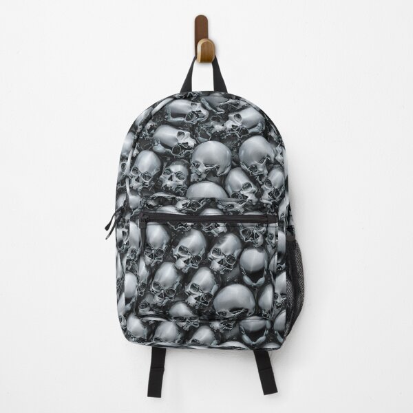 Item preview, Totally Gothic Abstract Skulls Horror Pattern Chrome designed and sold by GrandeDuc.