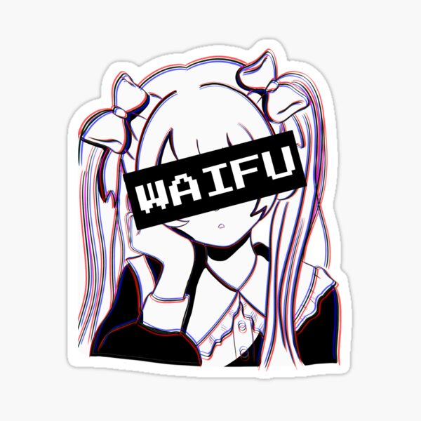 1x Single Lewd Waifu Sticker or Magnet Scouts Anime Character  STICK IT  ANIME