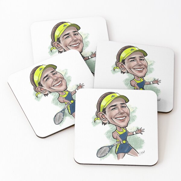 Item preview, Garbine Muguruza caricature designed and sold by JeloArt.