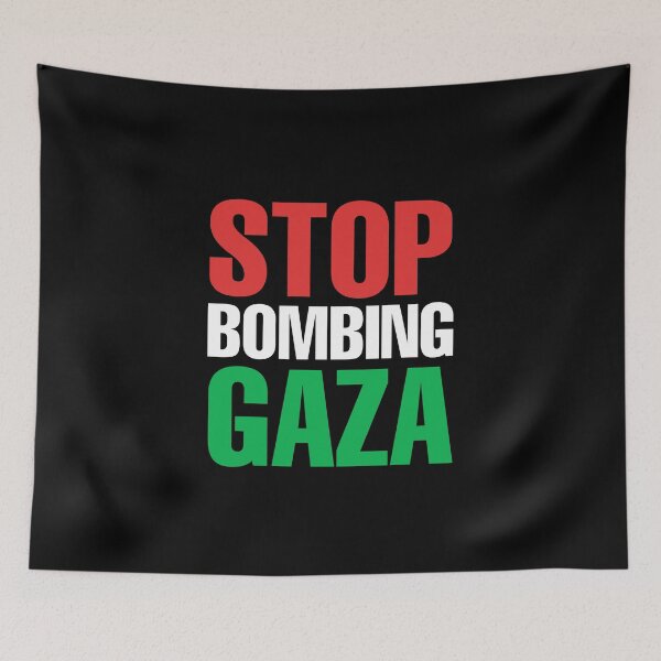 Item preview, Stop Bombing Gaza  designed and sold by Kiki Art.