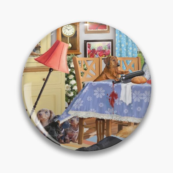 Artikelvorschau, Dackel spielen im Zimmer entworfen und verkauft von Clitus.
