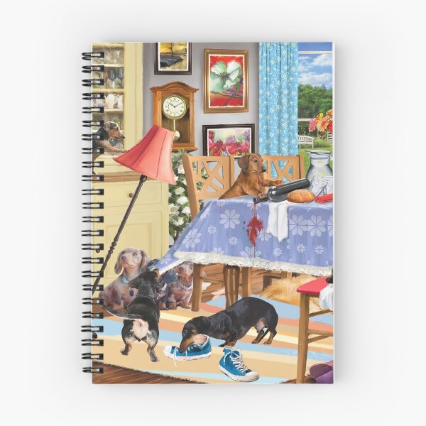 Item preview, Dachshunds jugando en la habitación designed and sold by Clitus.