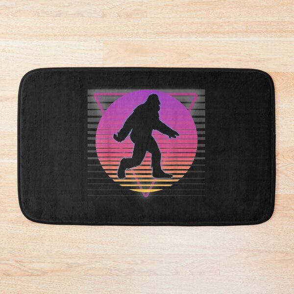 Item preview, Bigfoot Sasquatch Retro Vaporwave 80s 90s Style Sunset designed and sold by coraclr.
