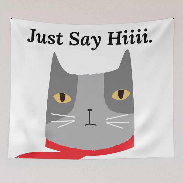 Item preview, Say Hii Cat designed and sold by Simple2simple.