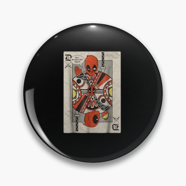 Item preview, Marvel.Deadpoolzz Playing Card Taco Fight Graphic designed and sold by zaidnoximan.