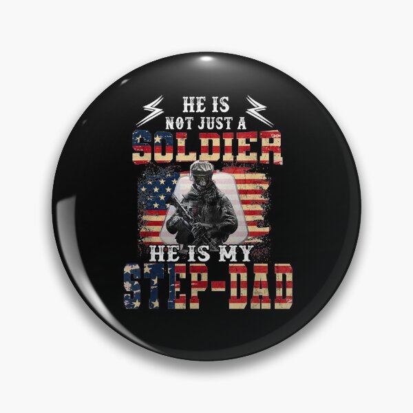 Item preview, Mens He Is Not Just A Soldier He Is My Step Dad Proud Army Family  designed and sold by jerrie9.