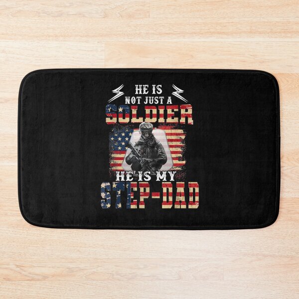 Item preview, Mens He Is Not Just A Soldier He Is My Step Dad Proud Army Family  designed and sold by jerrie9.