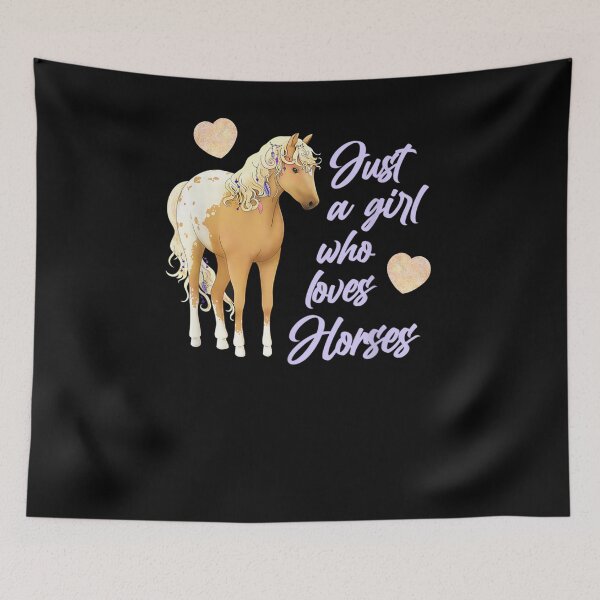 Item preview, Just A Girl Who Loves Horses Equestrian Rider Horse Owner  designed and sold by jerrie9.
