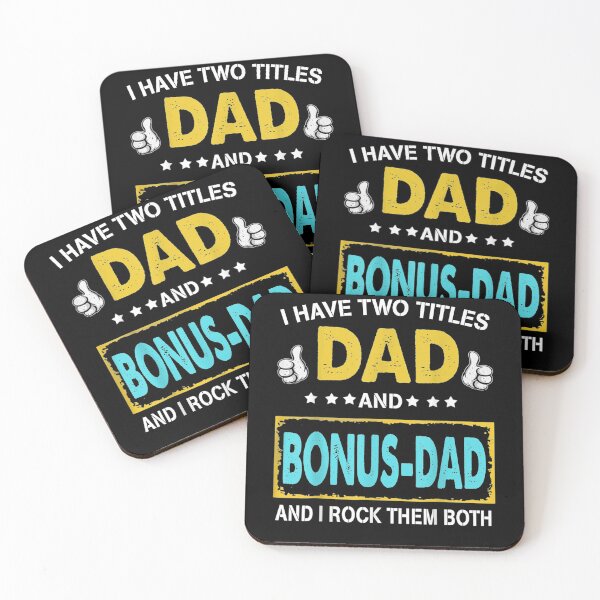 Item preview, I Have Two Titles Dad And Bonus Dad And I Rock Them Both  designed and sold by laurader.