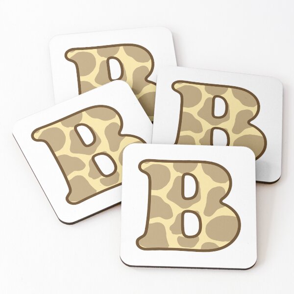 Item preview, Giraffe Print Letter B designed and sold by fashioncancer.