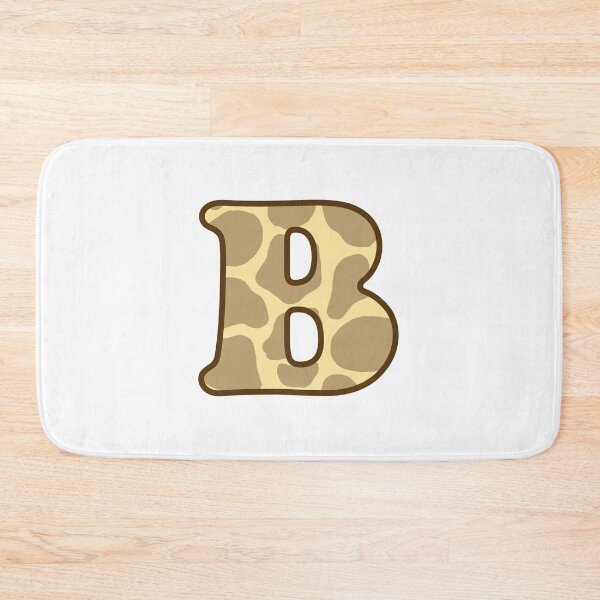 Item preview, Giraffe Print Letter B designed and sold by fashioncancer.