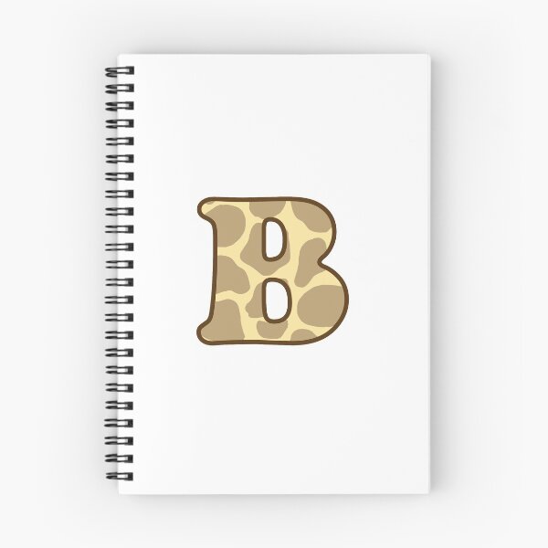 Item preview, Giraffe Print Letter B designed and sold by fashioncancer.