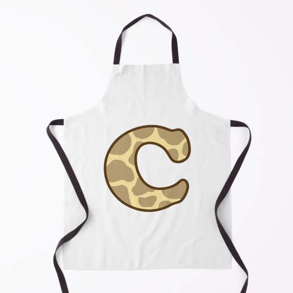 Item preview, Giraffe Print Letter C designed and sold by fashioncancer.