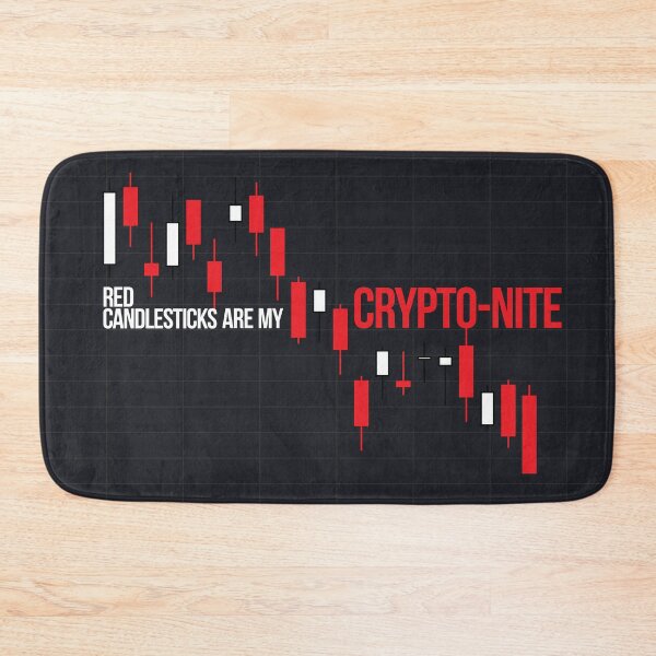 Item preview, Red Candlesticks Are My Crypto-Nite, Cryptocurrency Trading designed and sold by artColourized.