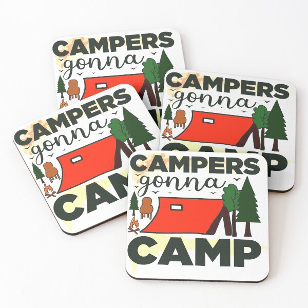 Item preview, Campers gonna camp designed and sold by pnkpopcorn.