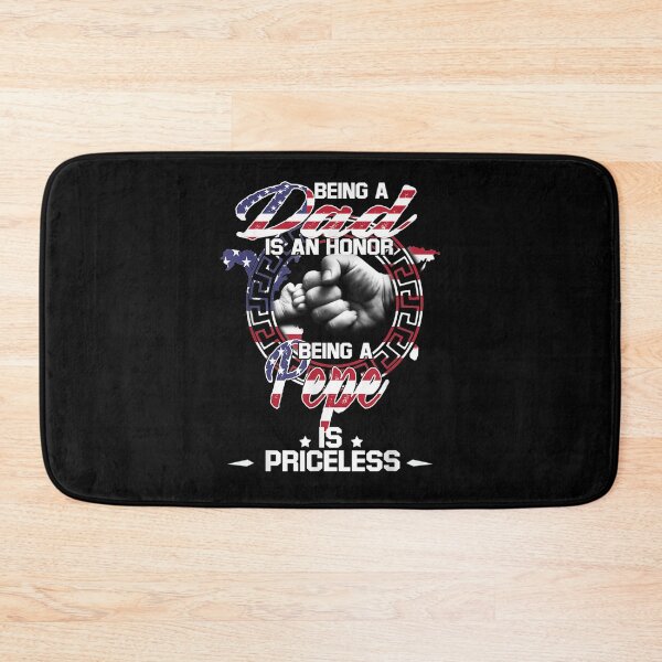 Item preview, Being A Dad Is An Honor Being A Pepe Is Priceless Us Flag  designed and sold by jerrie9.