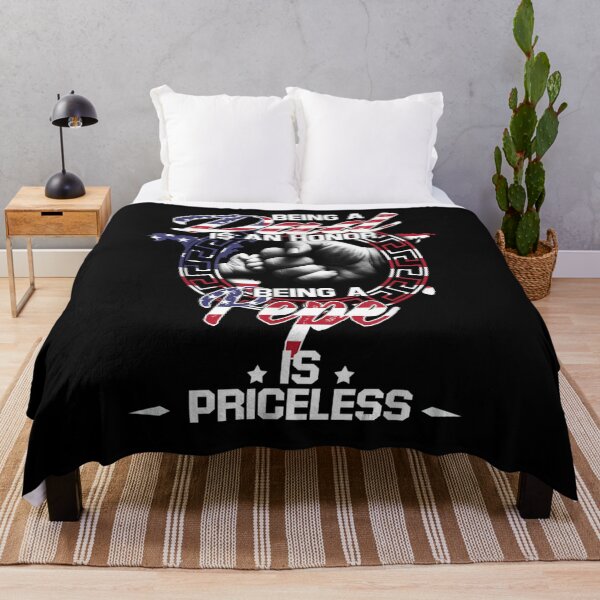 Item preview, Being A Dad Is An Honor Being A Pepe Is Priceless Us Flag  designed and sold by jerrie9.