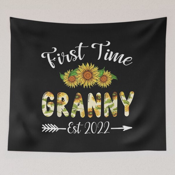 Item preview, First Time Granny Est 2022 Sunflower designed and sold by coraclr.