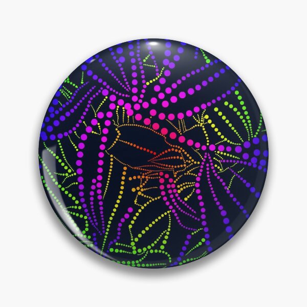 Item preview, Psychedelic Mango Leaves, Ethnic Dot Art Colorful Pattern designed and sold by etoide.