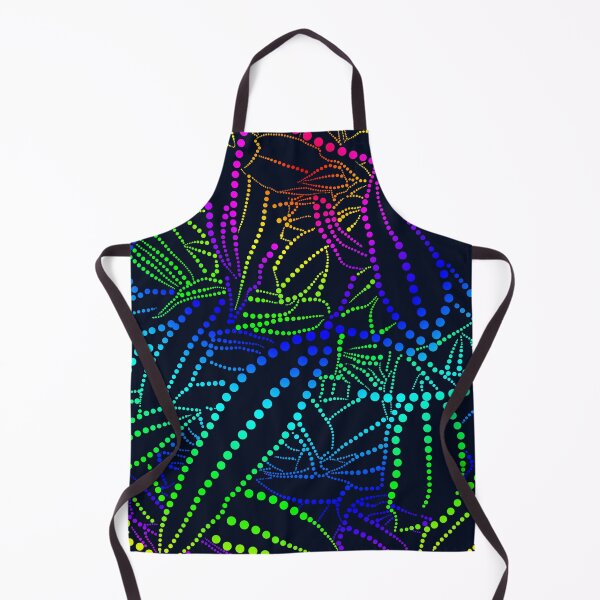 Item preview, Psychedelic Mango Leaves, Ethnic Dot Art Colorful Pattern designed and sold by etoide.