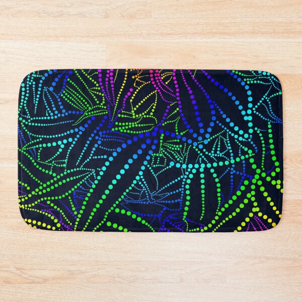 Item preview, Psychedelic Mango Leaves, Ethnic Dot Art Colorful Pattern designed and sold by etoide.