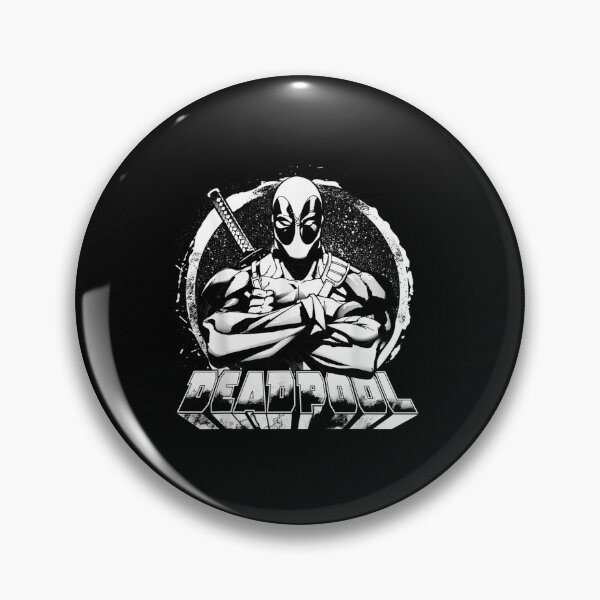 Item preview, Marvel.Deadpoolzz Arms Crossed Chalk Out Badge designed and sold by zaidnoximan.
