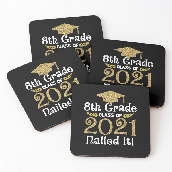 Item preview, Students Graduation 8th Grade Class Of 2021 Nailed It  designed and sold by laurader.