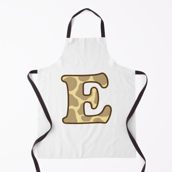 Item preview, Giraffe Print Letter E designed and sold by fashioncancer.