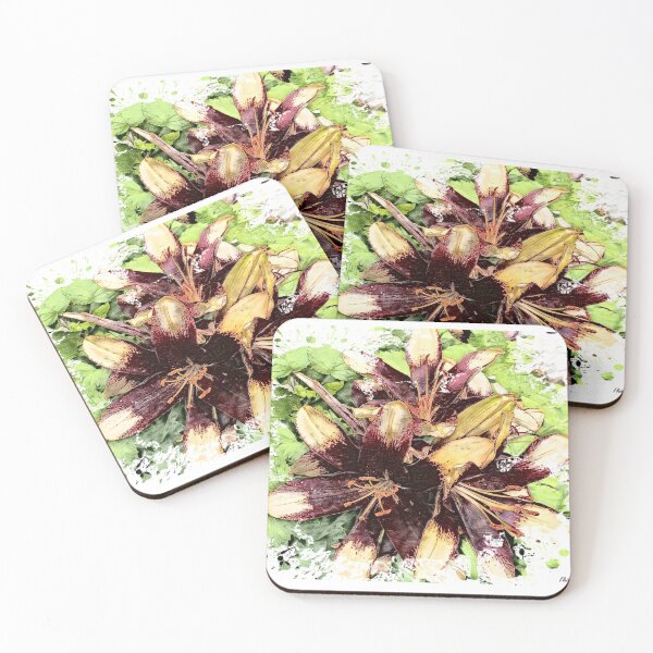 Item preview, Maroon Asiatic Lily designed and sold by EloiseArt.