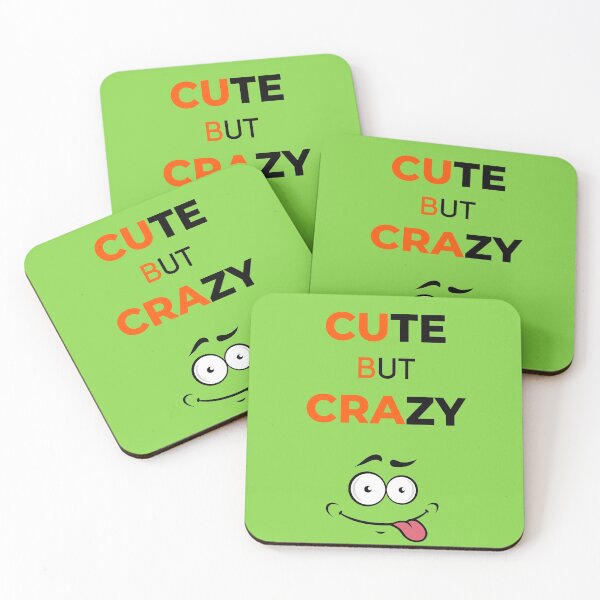 Item preview, CUTE BUT CRAZY, you'll love it! designed and sold by Adnandar.