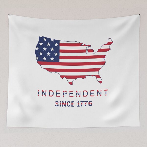 Item preview, USA Independent Since 1776 | America map designed and sold by cartyourchoice.