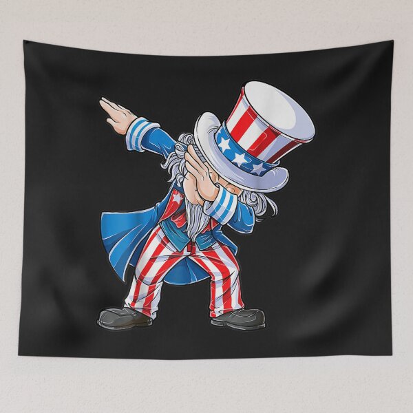 Item preview, Funny July 4th Dabbing Uncle Sam Fireworks Celebration designed and sold by coraclr.