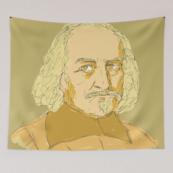 Item preview, Thomas Hobbes caricature designed and sold by KennyLucky.