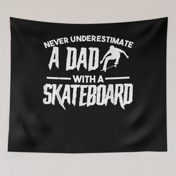 Item preview, Mens Never Underestimate A Dad Skateboarding  designed and sold by jerrie9.