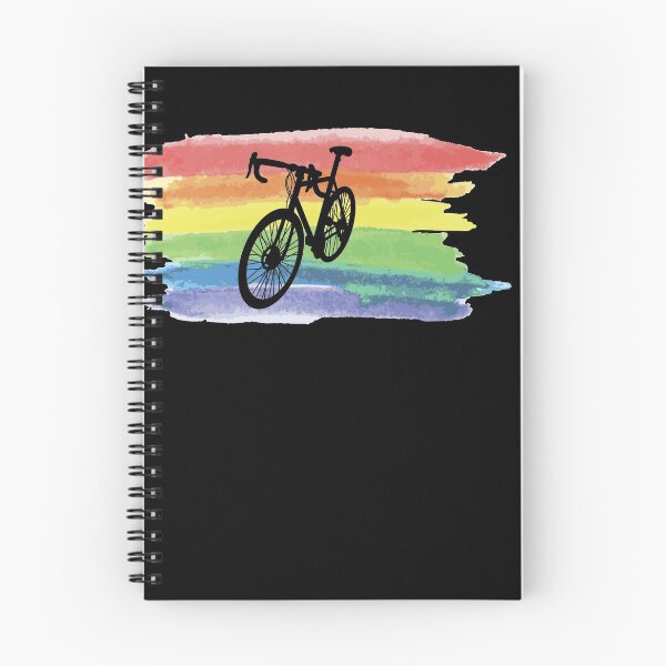 Item preview, Fahrrad mit Regenbogen designed and sold by Spirit-Designs.