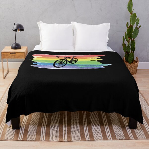 Item preview, Fahrrad mit Regenbogen designed and sold by Spirit-Designs.