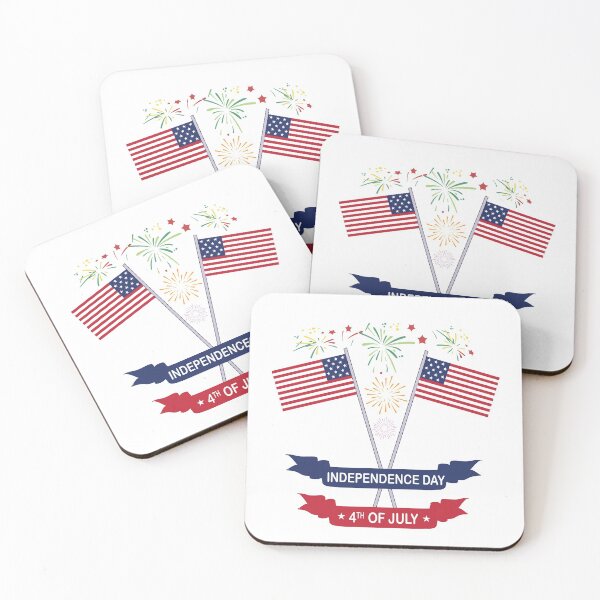 Item preview, USA Independence day 4th of July | American Flag With fireworks designed and sold by cartyourchoice.