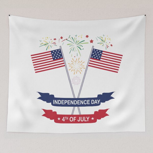 Item preview, USA Independence day 4th of July | American Flag With fireworks designed and sold by cartyourchoice.