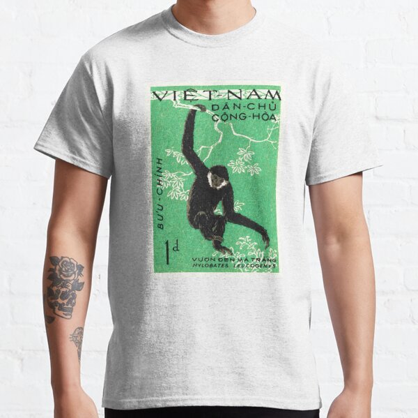 Item preview, 1961 Vietnam Gibbon Postage Stamp designed and sold by retrographics.