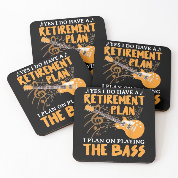 Item preview, I Plan On Playing The Bass Guitar Retirement Bassist Gifts  designed and sold by jerrie9.